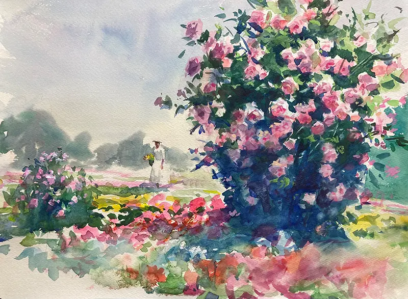 柴崎春通さんと楽しく描く透明水彩 ｜ 教育コンテンツならNHKエデュ