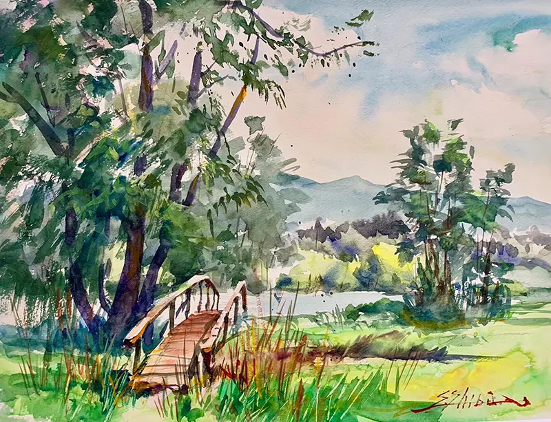 柴崎春通さんと楽しく描く透明水彩 ｜ 教育コンテンツならNHKエデュ